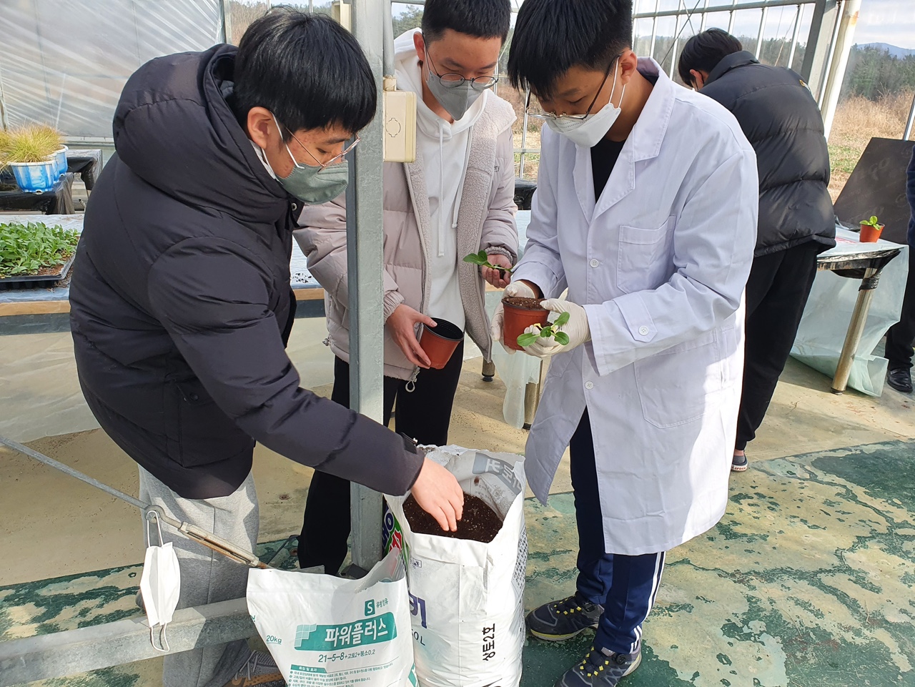 12.04 무학고등학교 실습사진